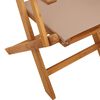 vidaXL Garden Chair Set of 4 Taupe