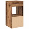 vidaXL Bedside Cabinet Set of 2 Old Wood Engineered Wood Standard