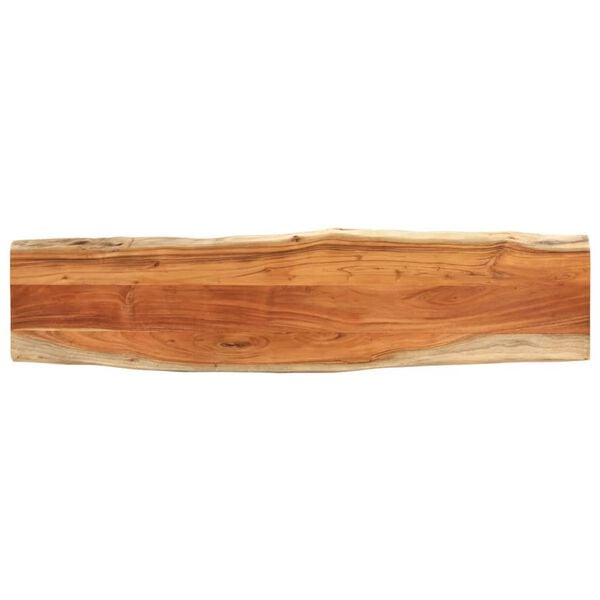 vidaXL Table Top Natural wood Solid acacia wood 70.9 x 15.7 x 1.5 in