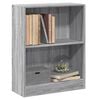 vidaXL Bookshelf Grey Sonoma Engineered wood Compact Bookshelf