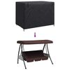 vidaXL Outdoor Swing Cover 86.61 x 49.21 x 66.93 in 420D Oxford Fabric