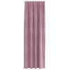 vidaXL Blackout Curtains 2 pcs Dark Pink 55.12 x 96.46 in Velvet