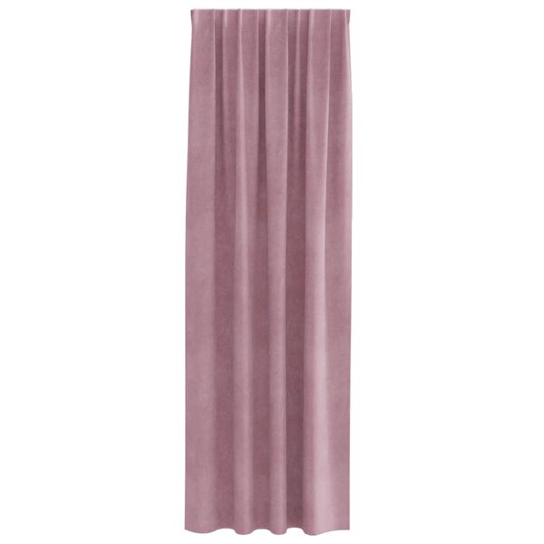 vidaXL Blackout Curtains 2 pcs Dark Pink 55.12 x 96.46 in Velvet