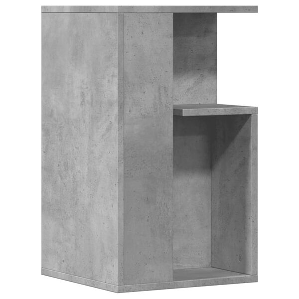 vidaXL Side Table Concrete Grey Engineered Wood Small Side Table