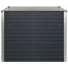 vidaXL Raised Garden Bed Anthracite Galvanized steel 39.4 x 39.4 x 30.3 in