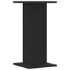 vidaXL Speaker Stands 2 pcs Black 11.8x11.8x23.6" Engineered Wood