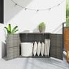vidaXL Garden Storage Cabinet Grey