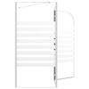 vidaXL Bath Enclosure 47.2"x26.8"x51.2" Tempered Glass Stripe