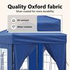 vidaXL Party Tent Blue 210D Oxford Fabric Small Foldable Party Tent