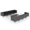 vidaXL Garden Lounge Set Dark Grey