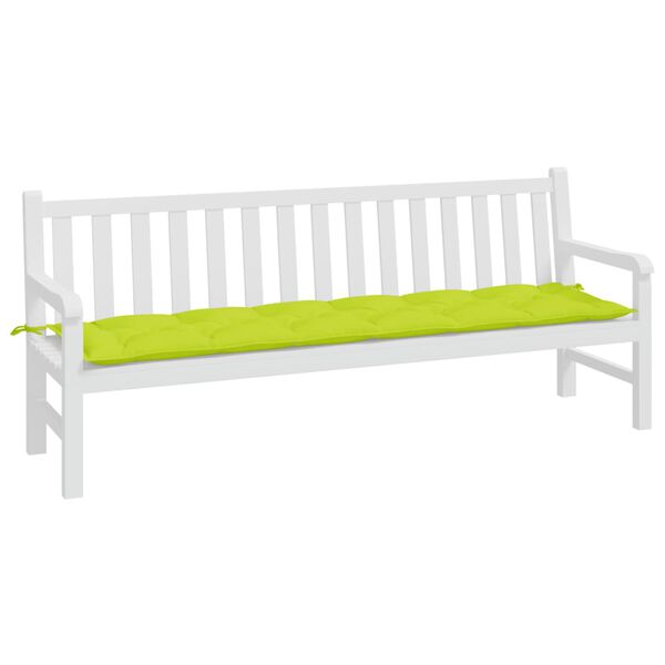 vidaXL Garden Bench Cushion Bright Green Oxford fabric (100% polyester)