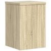 vidaXL Plant Stand Set of 2 Sonoma oak Engineered wood Small