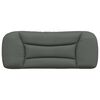 vidaXL Headboard Cushion Dark grey Fabric (100% polyester) 39.4 in