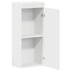 vidaXL Bathroom Wall Cabinet TULUM White 14.57 x 9.65 x 33.86 in