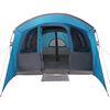 vidaXL Family Tent with Roof Blue and Grey 226.77 x 127.95 x 83.86 in