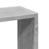 vidaXL Wall Shelf Concrete Grey Engineered Wood 62.6x7.1x26.0 in