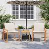 vidaXL Bistro Set Beige and brown mix PE rattan Medium