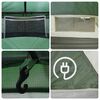 vidaXL Camping Tent Dome 4-Person Green Waterproof