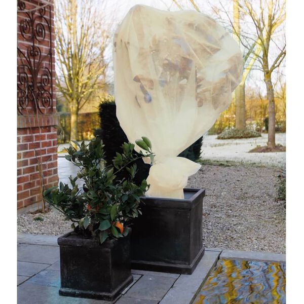 Nature Plant Frost Cover Beige Polypropylene 6.6x16.4 feet