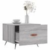 vidaXL Coffee Table Grey Sonoma Engineered wood, Iron Compact