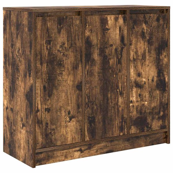 vidaXL Sideboard Smoked Oak Engineered wood Medium Sideboard