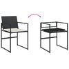 vidaXL Garden Dining Set Black Poly Rattan Large Seats Many