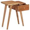 vidaXL Bedside Table Natural wood color Solid Acacia Wood