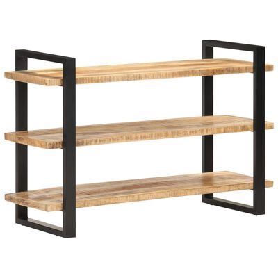 vidaXL Sideboard with 3 Shelves 47.2"x15.7"x29.5" Rough Mango Wood