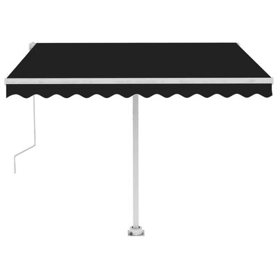 vidaXL Freestanding Automatic Awning 118.1"x98.4" Anthracite