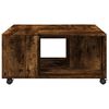 vidaXL Coffee Table Smoked Oak Engineered Wood Medium Coffee Table