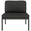 vidaXL Garden Lounge Set Anthracite Aluminum Large Modular