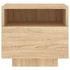 vidaXL Bedside Cabinet Sonoma Oak Engineered Wood 15.7 x 15.4 x 14.6 in