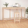 vidaXL Bar Table Natural Wood Solid pinewood Standard Bar Table Size