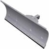 vidaXL Snow Plow Blade Silver Steel and rubber Large Height-Adjustable