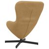 vidaXL Egg Chair Brown 24.80 x 28.74 x 35.43 in Velvet