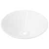 vidaXL Wash Basins 2 pcs White 16.5x16.5x5.5" Ceramic