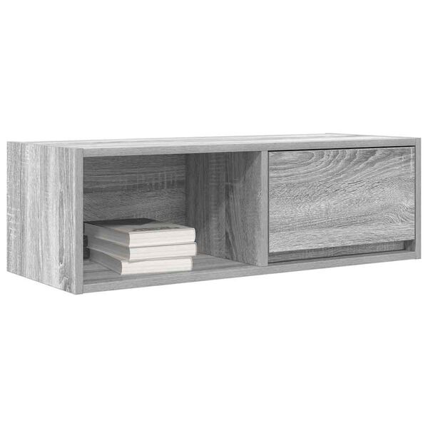 vidaXL TV Cabinet Grey sonoma Engineered wood 31.5x12.2x10.0 in