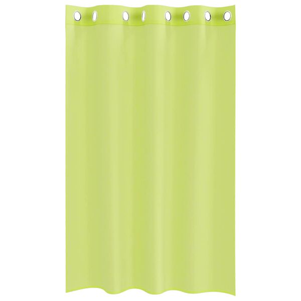 vidaXL Voile Curtains with Grommets 2 pcs Apple Green 55.1x68.9"