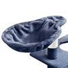 vidaXL Cat Tree Dark Blue Wooden Frame Large Durable Cat Tree Modern