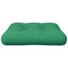 vidaXL Pallet Cushion Green Fabric (100% polyester) 7.8" x 7.8" x 1.9