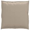 vidaXL Cushion Taupe 27.56 x 27.56 x 4.72 in Oxford Fabric