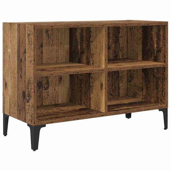 vidaXL TV Cabinet Set Brown 27.36 x 11.81 x 19.69 in Engineered Wood