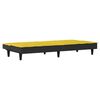 vidaXL Sofa Bed Light Yellow Fabric