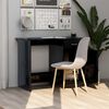 vidaXL Desk High Gloss Black Engineered Wood 39.4 x 19.7 x 29.9 in Desk