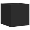 vidaXL TV Wall Cabinet Set of 2 Black Engineered Wood Medium