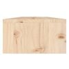 vidaXL Monitor Stand Natural Wood Solid Pine Wood
