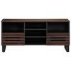 vidaXL TV Cabinet Brown Solid mango wood, steel Medium TV Cabinet