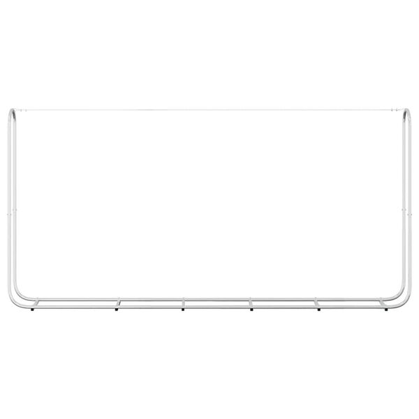 vidaXL Firewood Rack 118.1x9.8x59.1" Galvanised steel