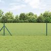vidaXL Welded Wire Fence Green 2.6'x 32.8'