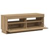 vidaXL TV Cabinet Artisan Oak Engineered wood 39.4 in x 13.8 in x 15.7 in